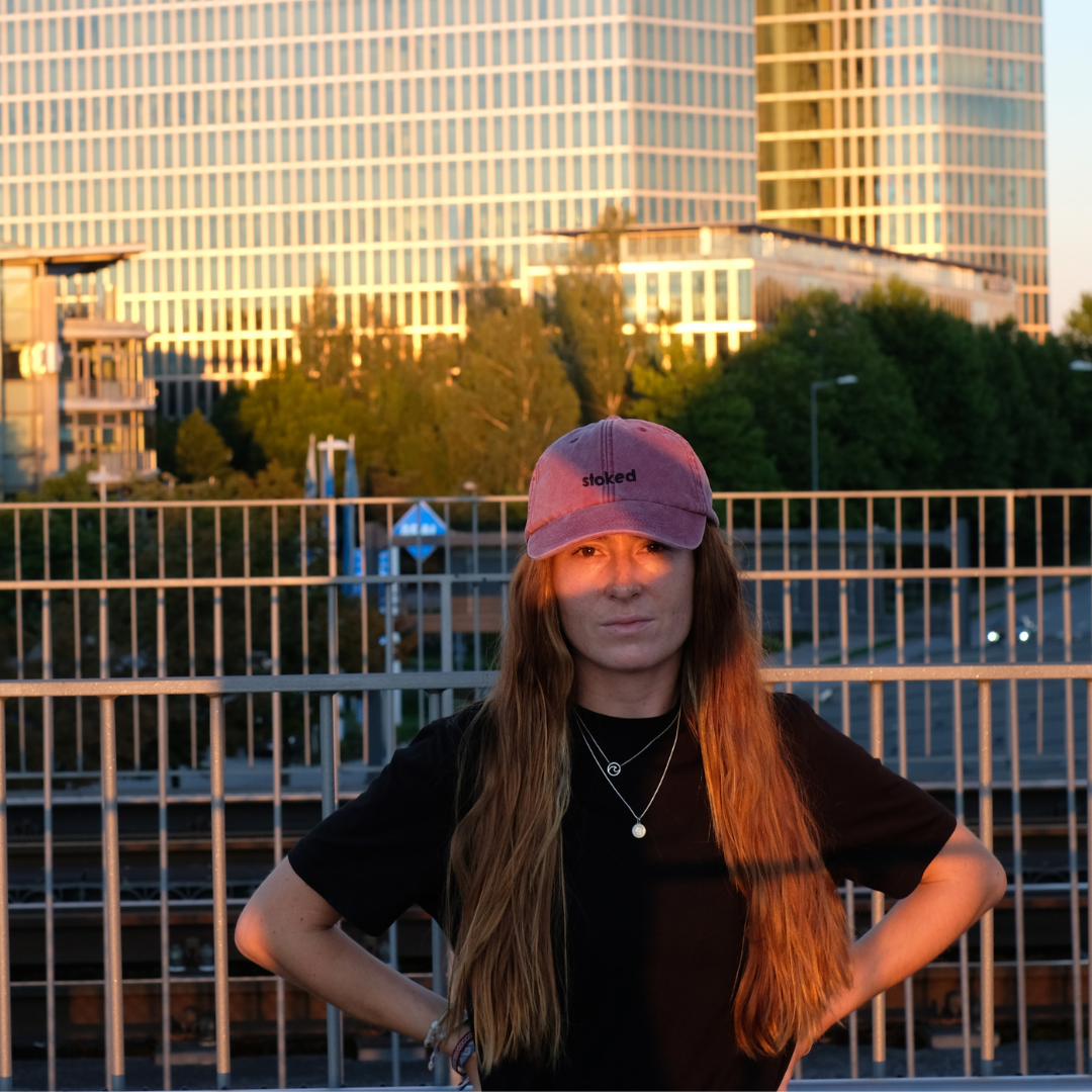 stoked Cap - Vintage Red