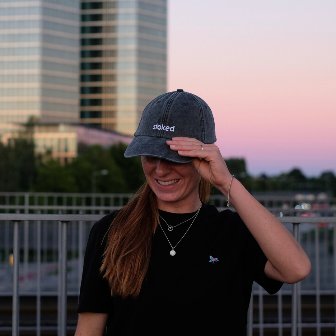stoked Cap - Vintage Black