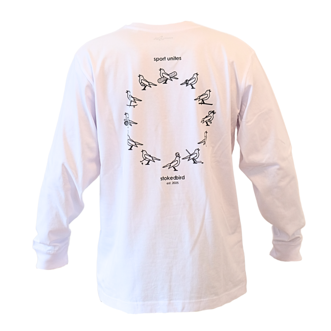 Oversized Langarmshirt - Sport unites