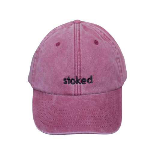 stoked Cap - Vintage Red